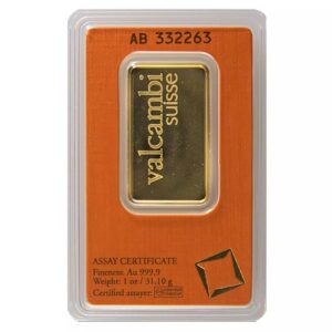 Valcambi 1 Ounce Gold Bar