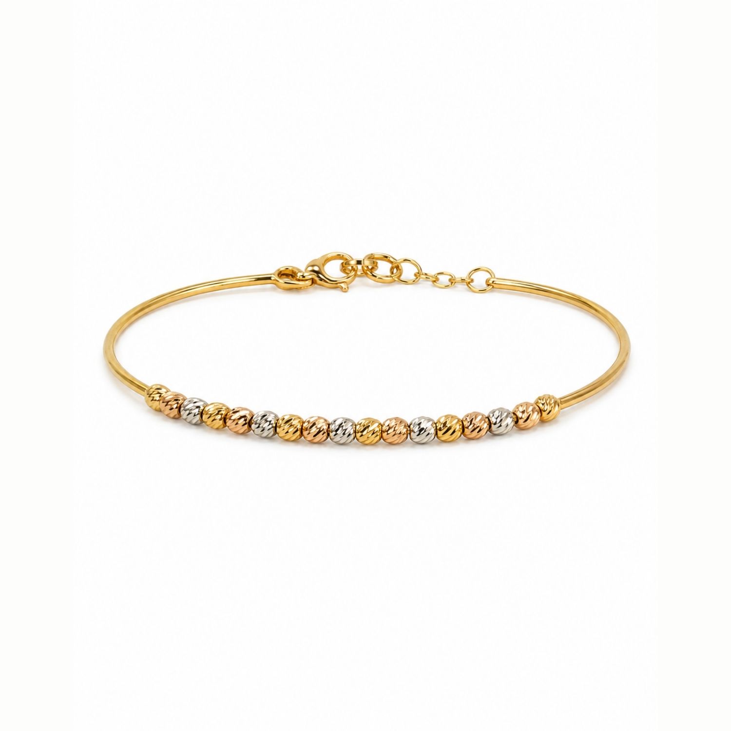 Liora Tri-Color Beaded Baby Bangle