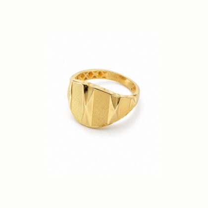 Vittorio Geometric Signet Ring